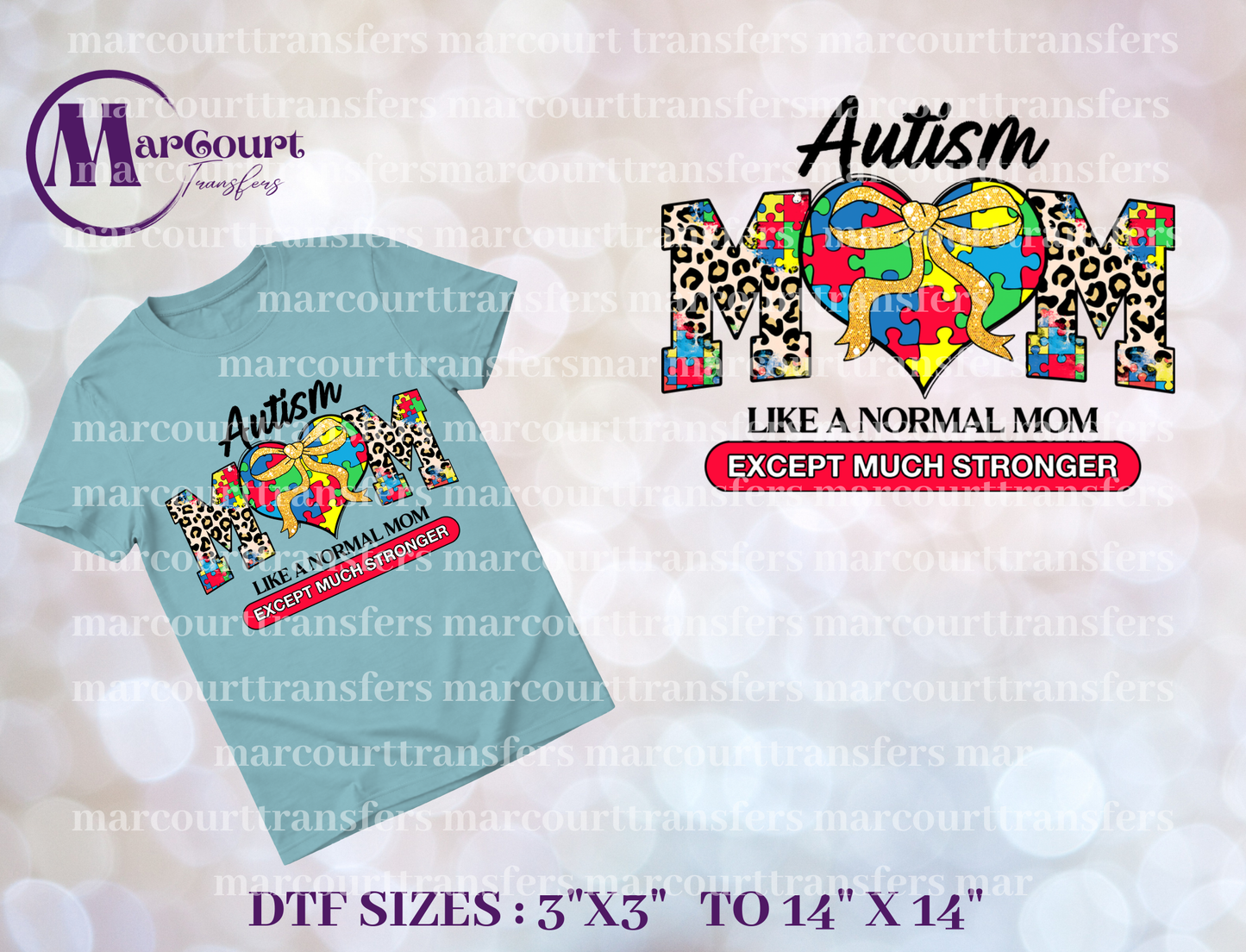 DTF-AUTISM MOM LIKE A NORMAL MOM BUT STRONGER
