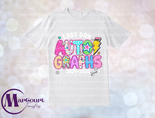 AUTOGRAPHS-T-SHIRT SUBLIMATION TRANSFER