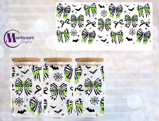 BEETLEJUICE SLIME BOW-16 0Z-UV DTF CUP WRAP