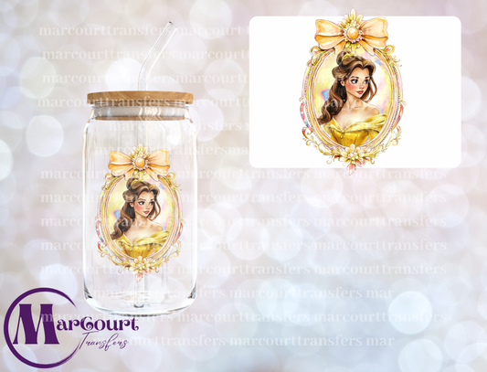 BELLE MIRROR-DECAL-UV DTF CUP WRAP
