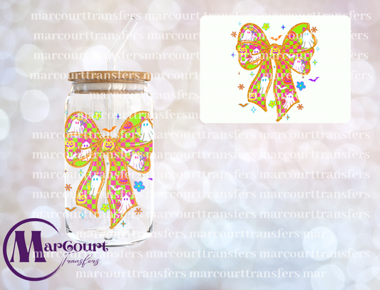 BOO GHOST BOW-DECAL-UV DTF CUP WRAP
