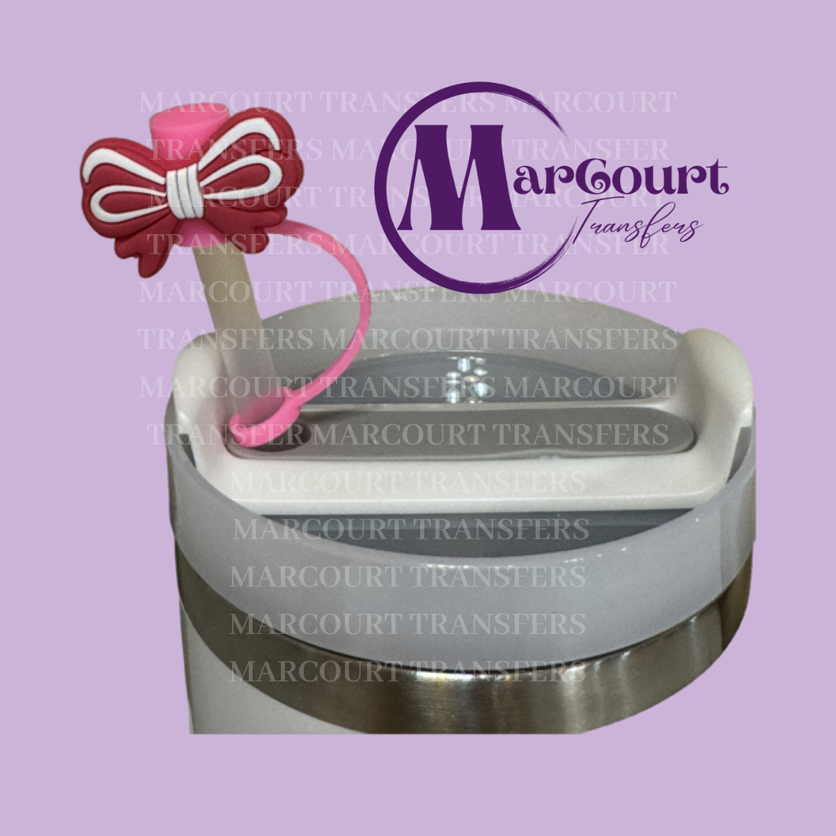 BOW-COQUETTE-STRAW TOPPER