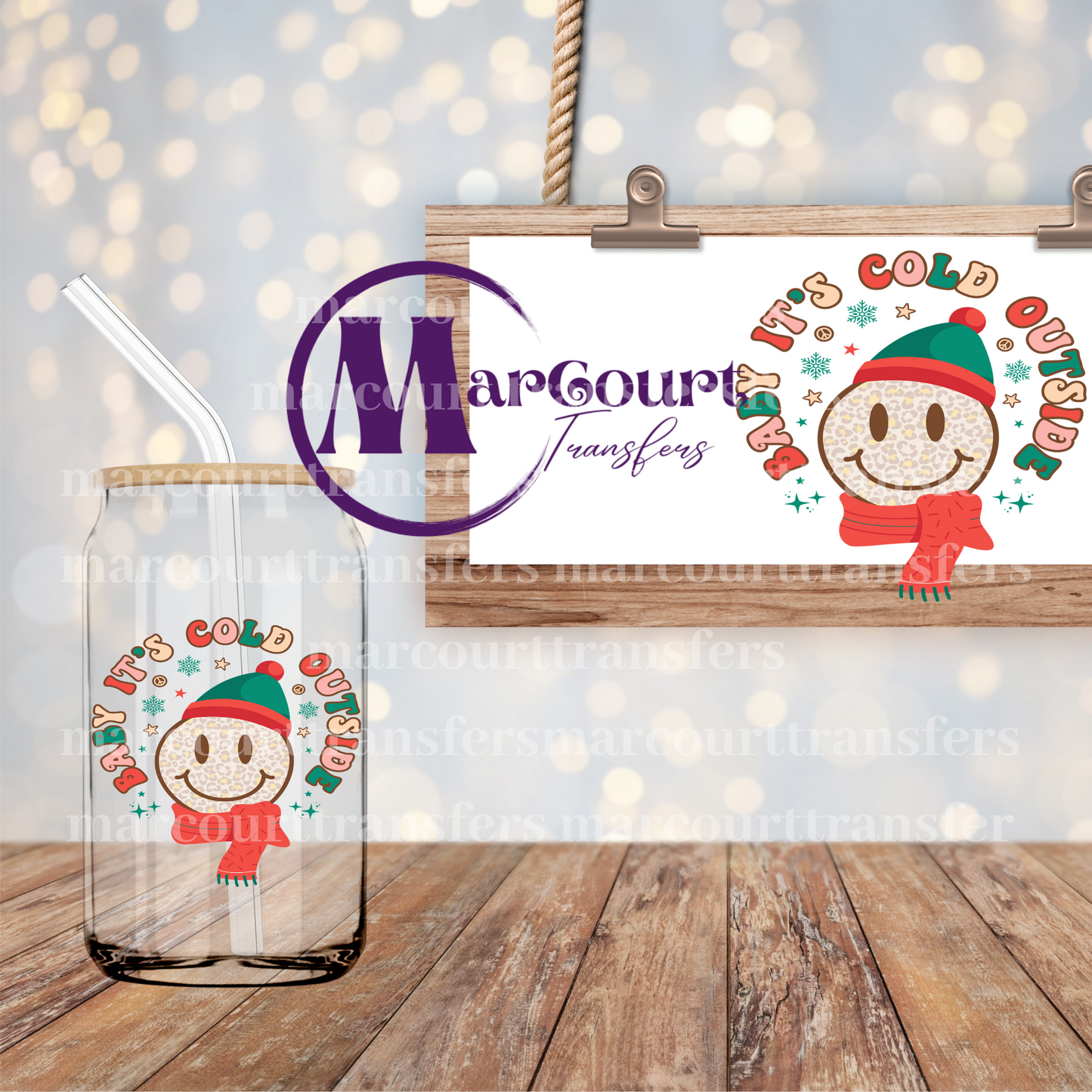 BABY ITS COLD OUTSIDE-DECAL-UV DTF CUP WRAP