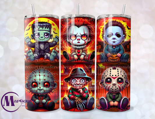 BABY SCARY GUYS-SKINNY TUMBLER TRANSFER