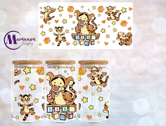 BABY TIGGER-16 0Z-UV DTF CUP WRAP