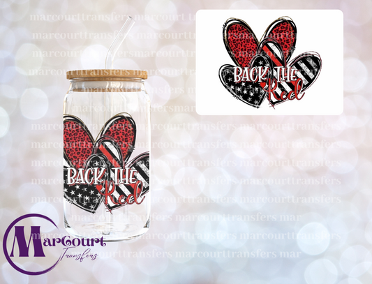 BACK THE RED-DECAL-UV DTF CUP WRAP