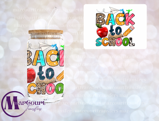 BACK TO SCHOOL-DECAL-UV DTF CUP WRAP