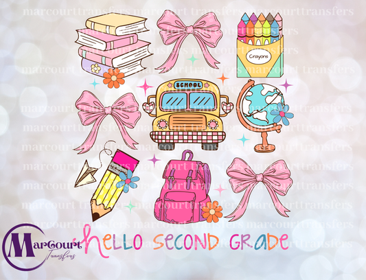 BACK TO SCHOOL COQUETTE SECOND GRADE ELEMENTS