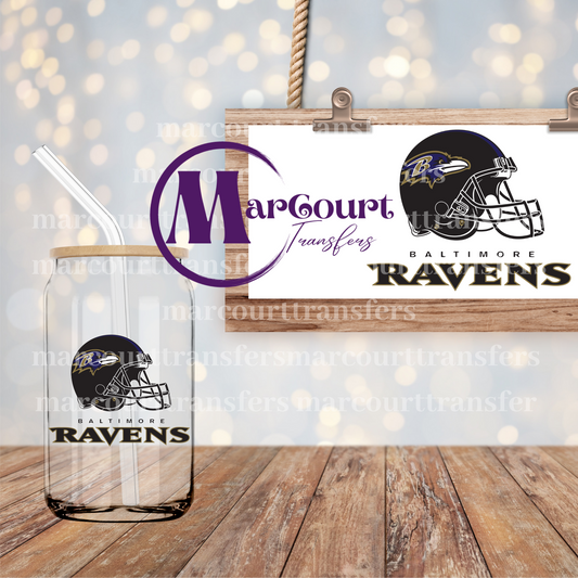 BALTIMORE RAVENS-DECAL-UV DTF CUP WRAP