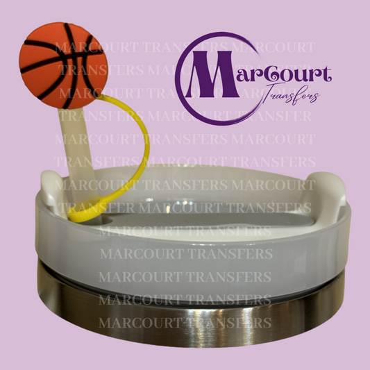 BASKETBALL-STRAW TOPPER