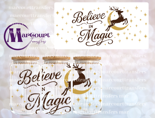 BELIEVE IN MAGIC-16 0Z-UV DTF CUP WRAP