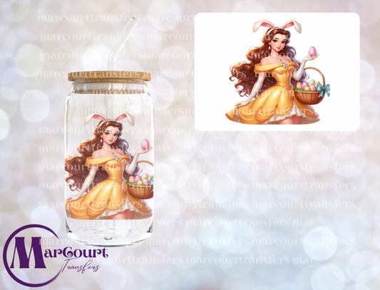 BELLE EASTER-DECAL-UV DTF CUP WRAP