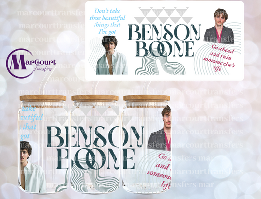 BENSON BOONE-16 0Z-UV DTF CUP WRAP