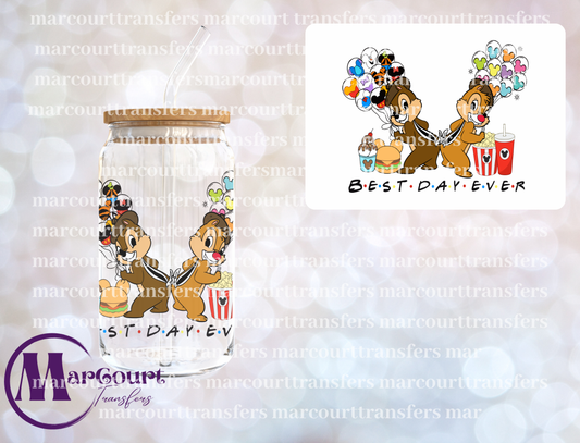 BEST DAY EVER BLACK-DECAL-UV DTF CUP WRAP