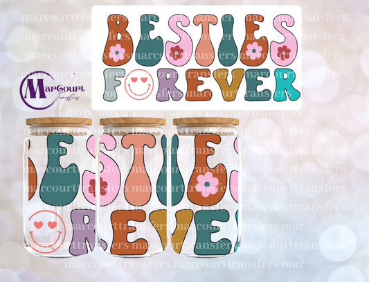 BESTIES FOREVER-16 0Z-UV DTF CUP WRAP