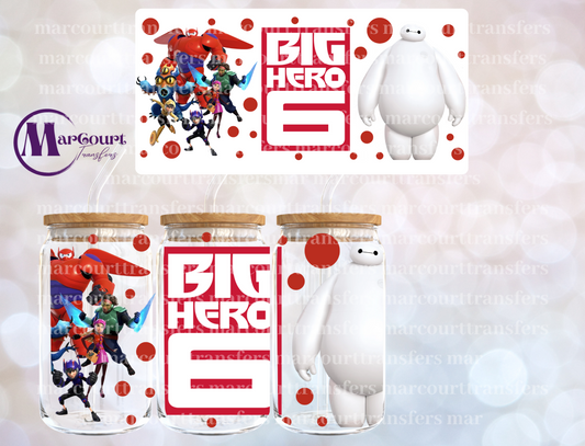 BIG HERO 6-16 0Z-UV DTF CUP WRAP