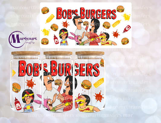 BOB'S BURGERS-16 0Z-UV DTF CUP WRAP