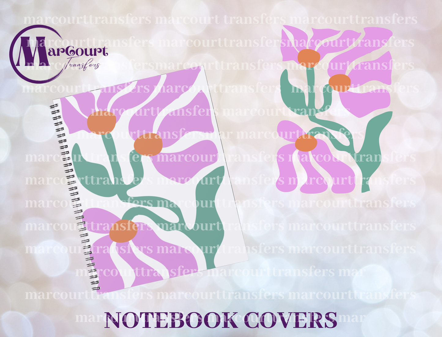 NOTEBOOK COVER-A5-BOHO FLORAL 3