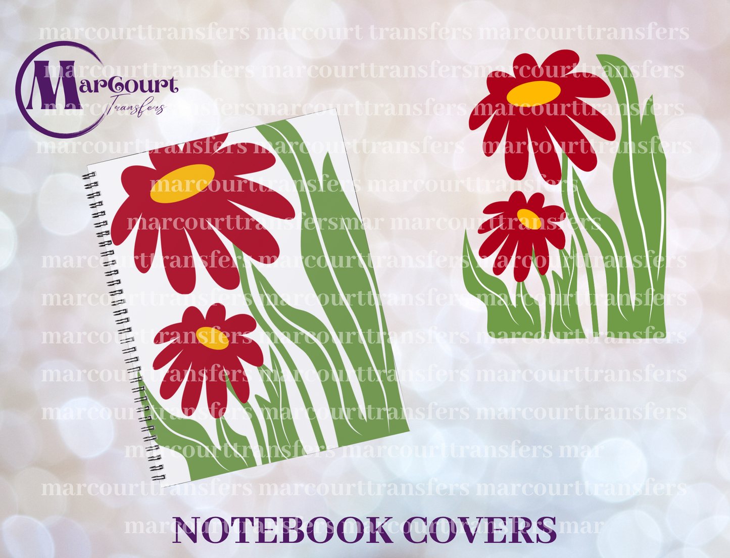 NOTEBOOK COVER-A5-BOHO FLORAL 4