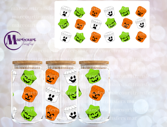 BOO BUCKETS *NEW DESIGN*-16 0Z-UV DTF CUP WRAP