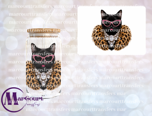 BOUJEE BLACK CAT-UV DTF CUP WRAP