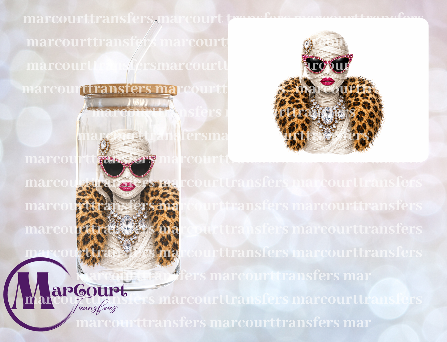 BOUJEE MUMMY-UV DTF CUP WRAP