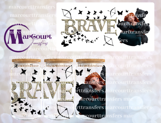 BRAVE-16 0Z-UV DTF CUP WRAP