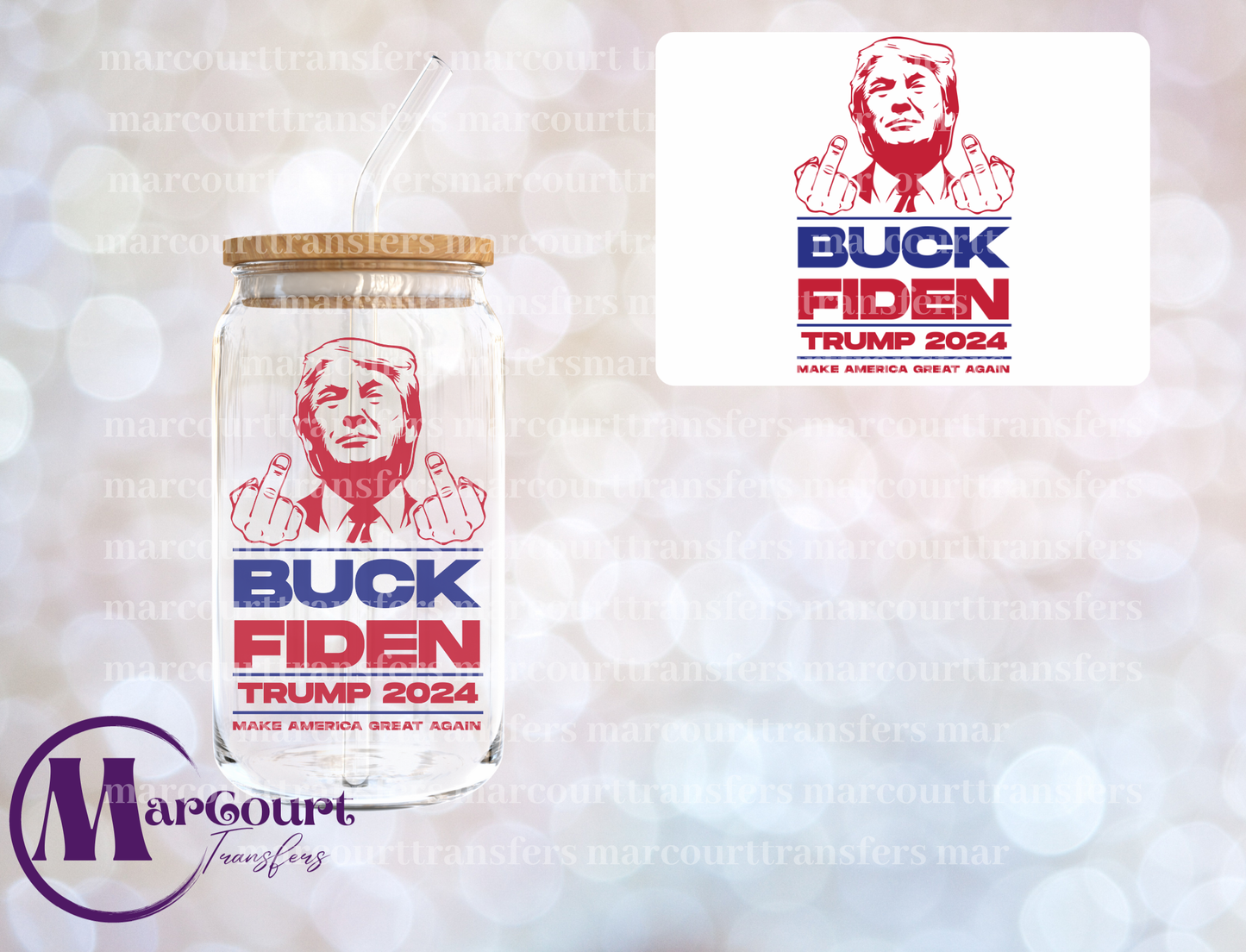 BUCK FIDEN-DECAL-UV DTF CUP WRAP