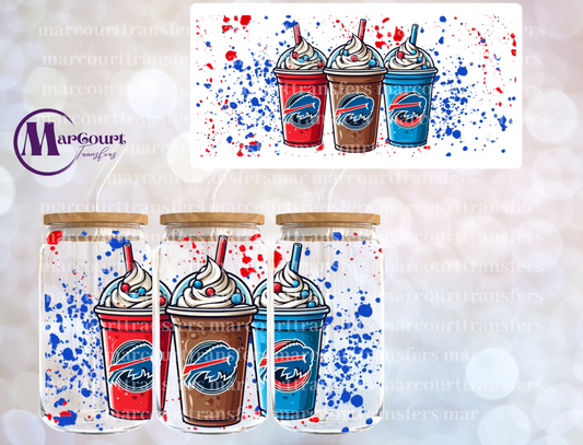 BUFFALO BILLS DRINKS-16 0Z-UV DTF CUP WRAP