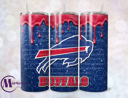 BUFFALO BILLS DRIP-SKINNY UV DTF TRANSFER
