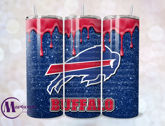 BUFFALO BILLS-SKINNY TUMBLER TRANSFER