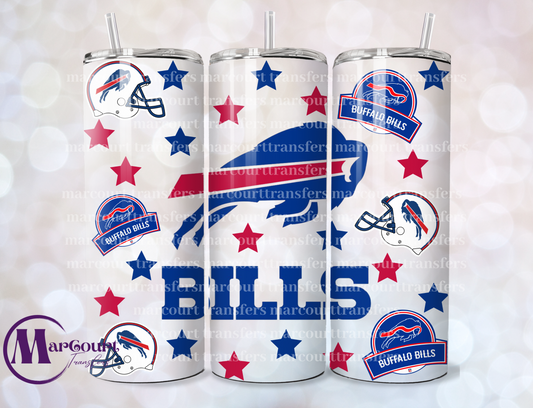 BUFFALO BILLS-SKINNY TUMBLER TRANSFER