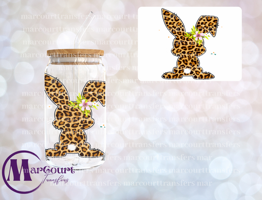 BUNNY LEOPARD-DECAL-UV DTF CUP WRAP