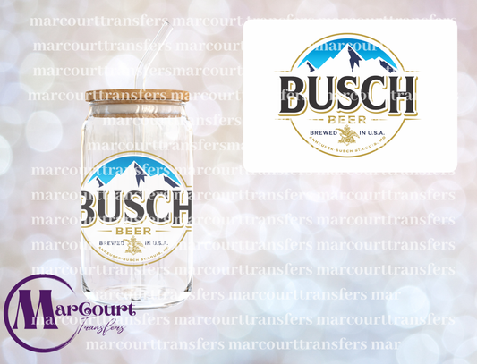 BUSCH BEER LOGO-UV DTF CUP WRAP
