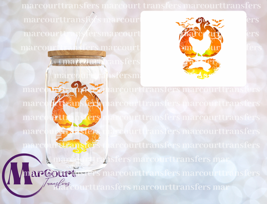 CHICKEN HALLOWEEN COSTUME PUMPKIN CHICKEN-DECAL-UV DTF CUP WRAP