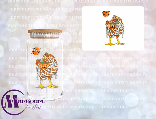 CHICKEN MUMMY-DECAL-UV DTF CUP WRAP