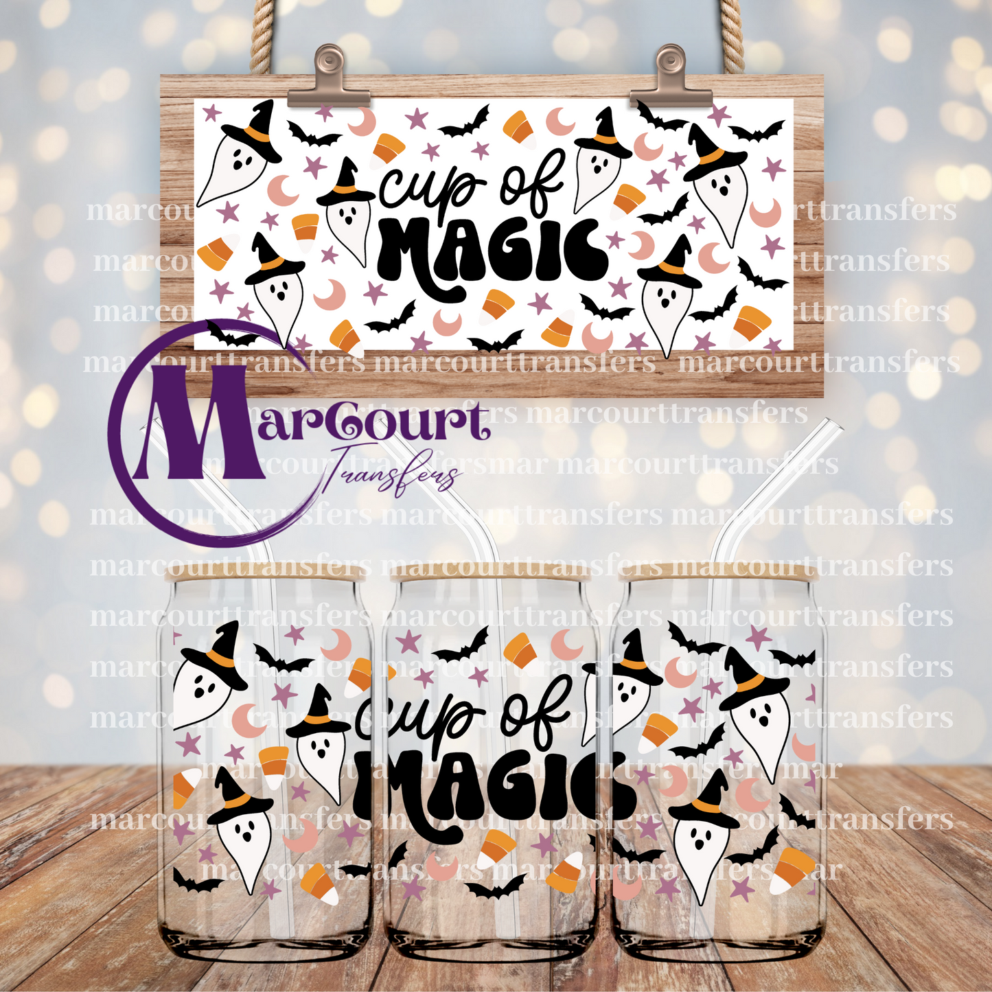 CUP OF MAGIC-16 0Z-UV DTF CUP WRAP