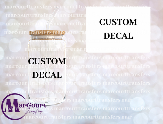 Custom Decal 4 x 4