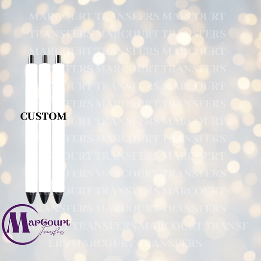 Custom pen wrap