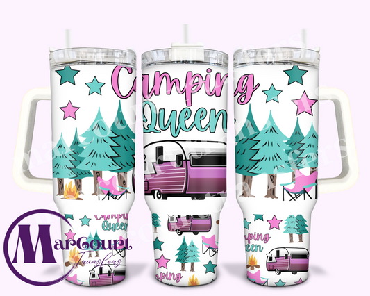 CAMPING QUEEN-40 0Z-UV DTF CUP WRAP