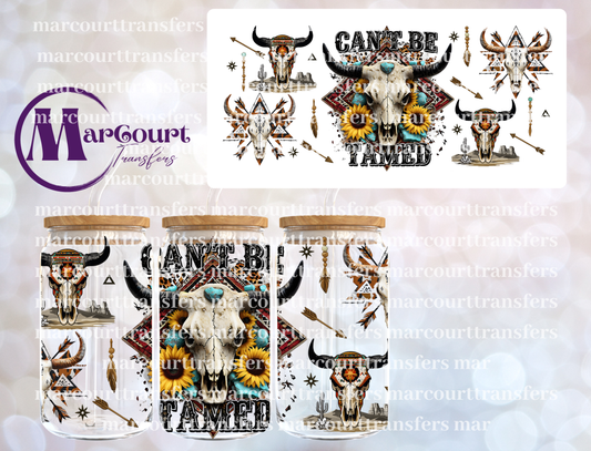 CAN'T BE TAMED-16 0Z-UV DTF CUP WRAP