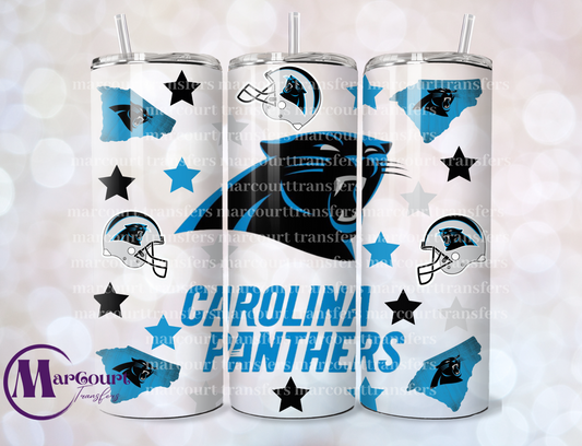 CAROLINA PANTHERS-SKINNY TUMBLER TRANSFER