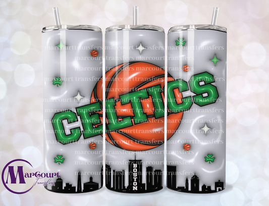 CELTICS INFLATED-SKINNY TUMBLER TRANSFER