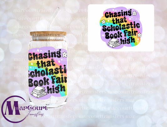 CHASING THAT SCHOLASTIC BOOK FAIR HIGH-DECAL-UV DTF CUP WRAP