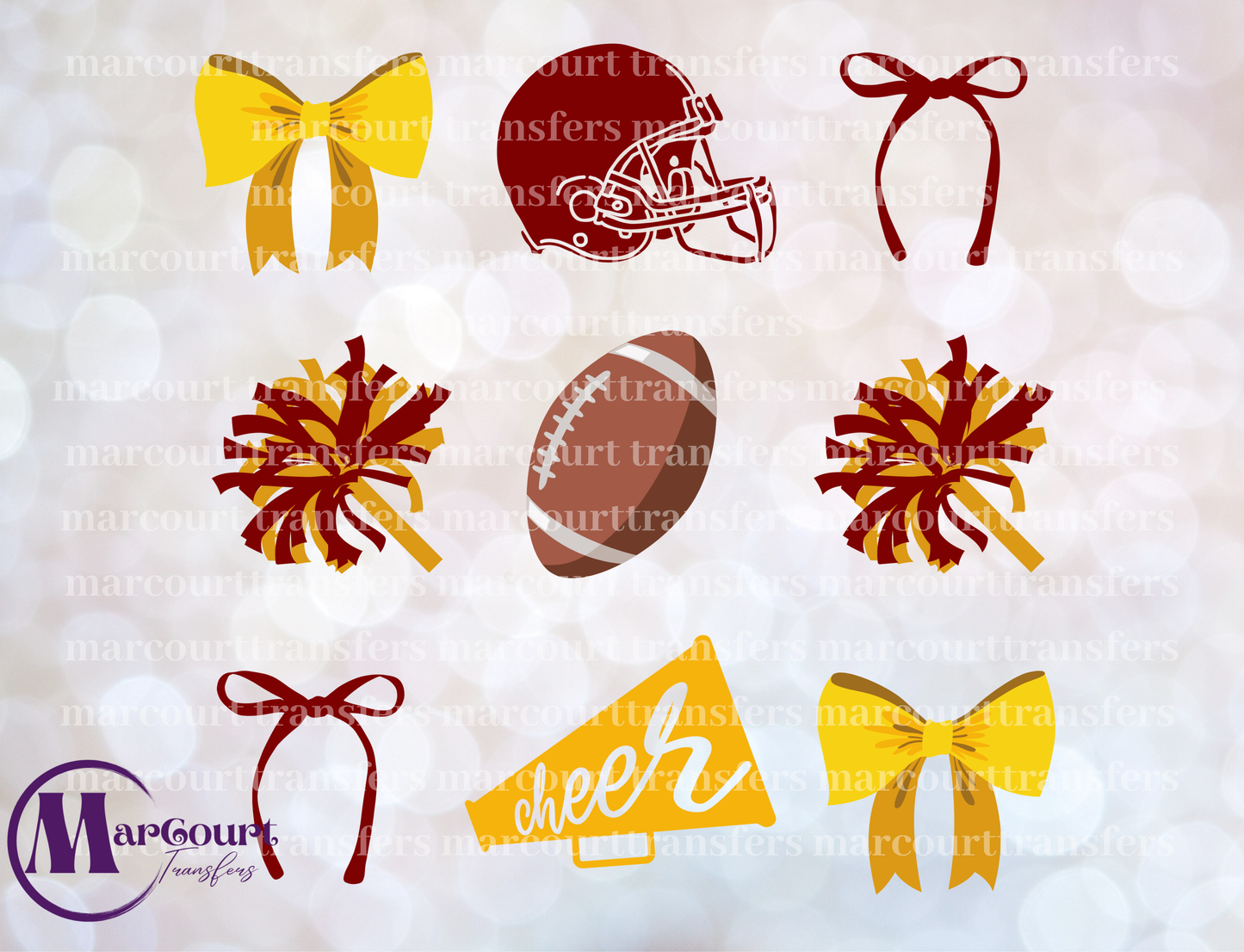 CHEER FOOTBALL COQUETTE ELEMENTS