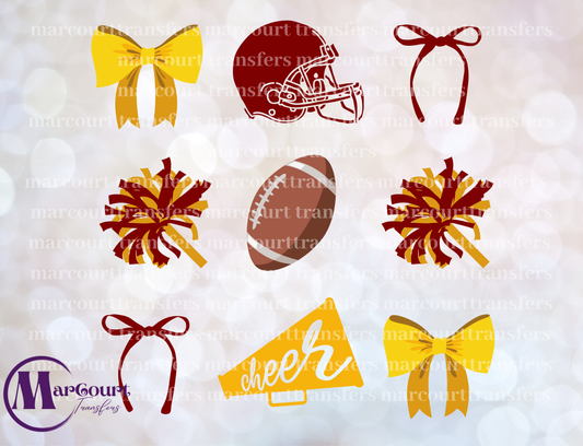 CHEER FOOTBALL COQUETTE ELEMENTS