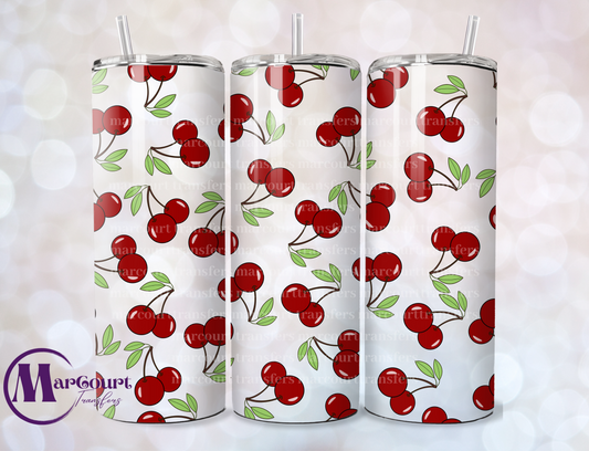 CHERRIES-20 OZ-UV DTF CUP WRAP