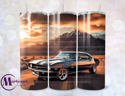 CHEVY MUSCLE CAR-SKINNY TUMBLER TRANSFER