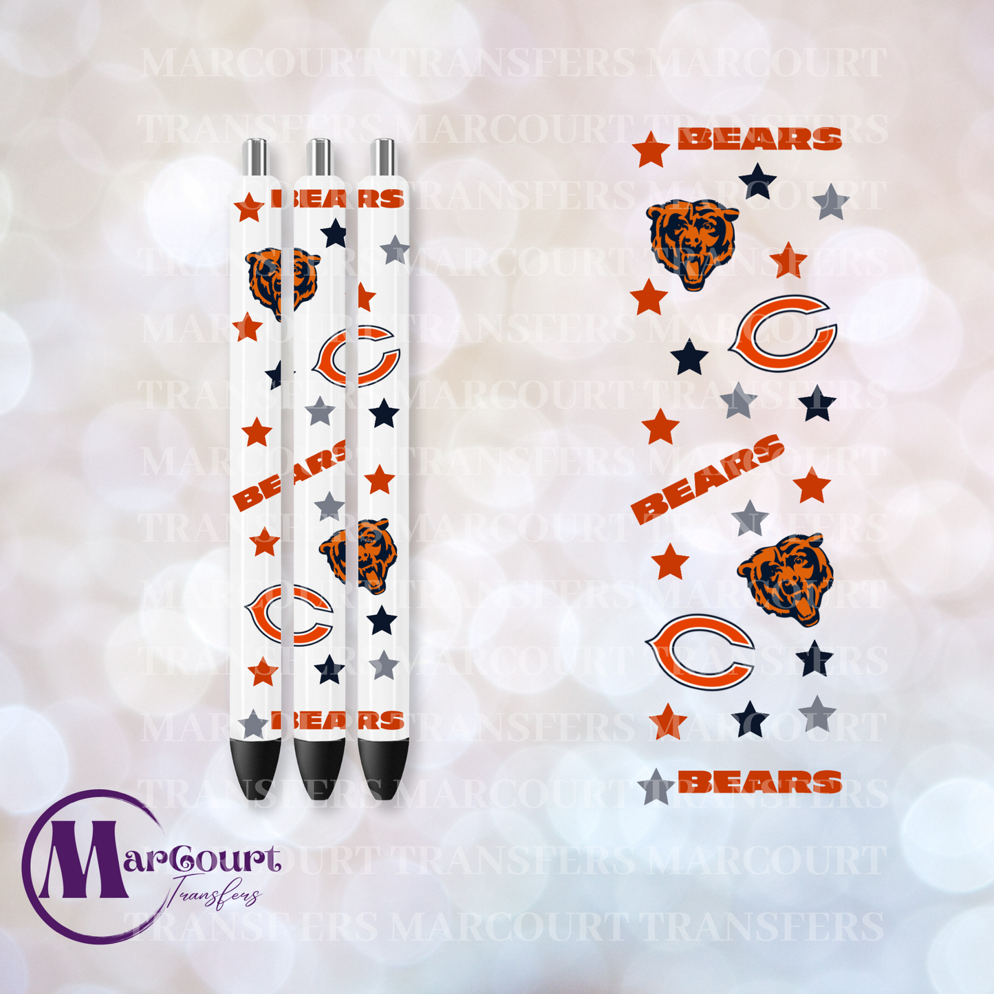 CHICAGO BEARS PEN- UV PEN WRAP