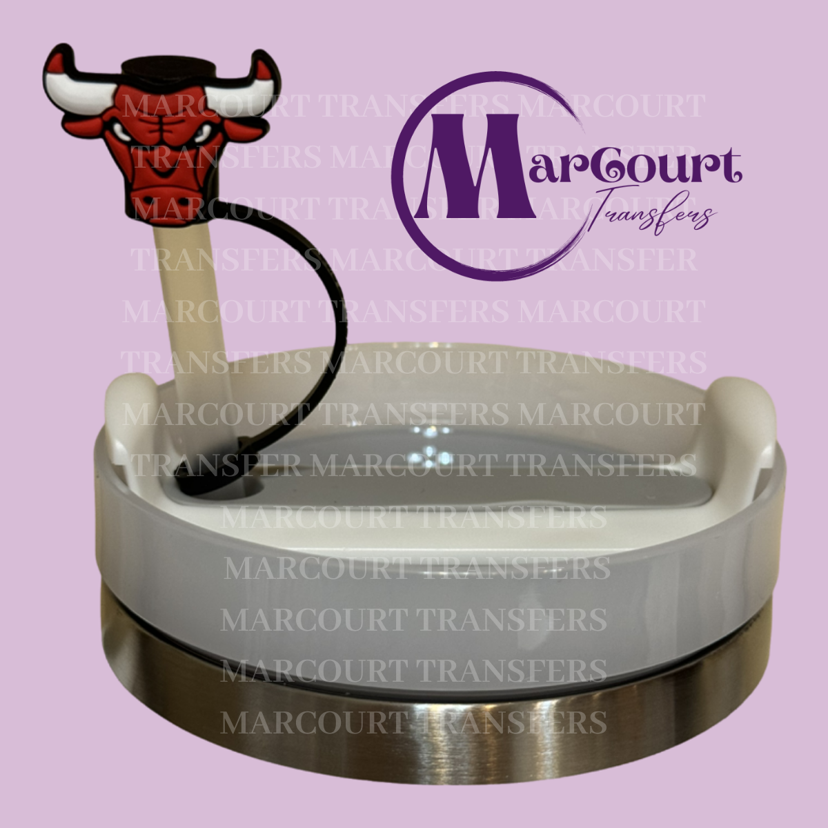 CHICAGO BULL-STRAW TOPPER